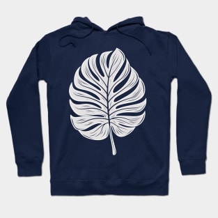 Cool monstera leaf, plant motif Hoodie